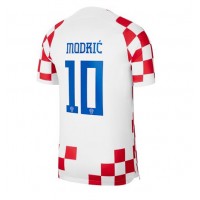 Dres Chorvátsko Luka Modric #10 Domáci MS 2022 Krátky Rukáv